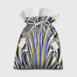 Мешок для подарков Струйчатый перламутровый узор, цвет: 3D-принт