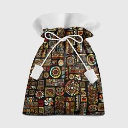 Мешок для подарков Африканский этнический орнамент, цвет: 3D-принт