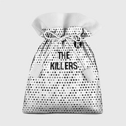 Подарочный мешок The Killers glitch на светлом фоне посередине