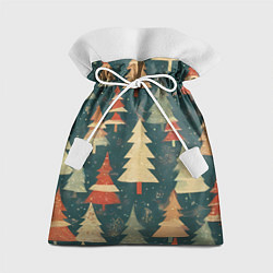 Мешок для подарков Елки новый год, цвет: 3D-принт