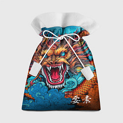 Мешок для подарков Граффити с драконом, цвет: 3D-принт
