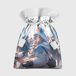 Подарочный мешок Аниме Снегурочка