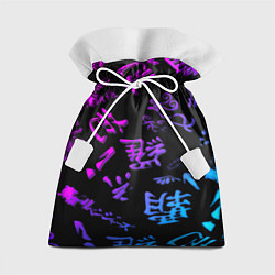 Мешок для подарков Tokyos Revenge neon logo, цвет: 3D-принт
