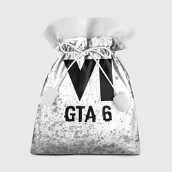 Подарочный мешок GTA 6 glitch на светлом фоне