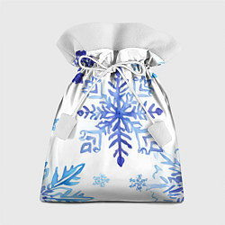 Мешок для подарков Снежинки падают, цвет: 3D-принт