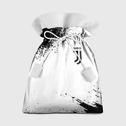 Мешок для подарков Juventus sport color black, цвет: 3D-принт