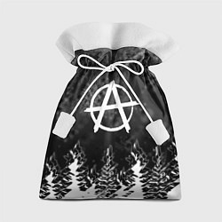 Мешок для подарков Anarchy winter gray, цвет: 3D-принт