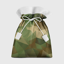 Мешок для подарков Камуфляжный геометрический паттерн, цвет: 3D-принт