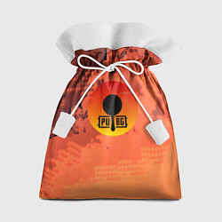 Мешок для подарков PUBG game orange, цвет: 3D-принт