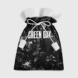 Мешок для подарков Green Day black ice, цвет: 3D-принт