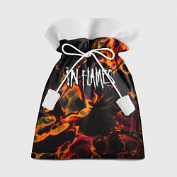 Мешок для подарков In Flames red lava, цвет: 3D-принт