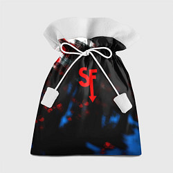 Мешок для подарков Салли фейс текстура краски, цвет: 3D-принт