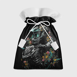 Мешок для подарков Абстрактный байкер, цвет: 3D-принт