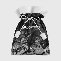 Мешок для подарков Fall Out Boy black graphite, цвет: 3D-принт