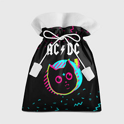 Мешок для подарков AC DC - rock star cat, цвет: 3D-принт