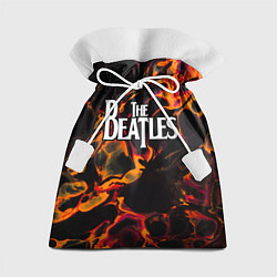 Мешок для подарков The Beatles red lava, цвет: 3D-принт