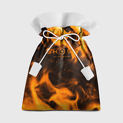 Мешок для подарков Ghost of Tsushima шторм оранж, цвет: 3D-принт