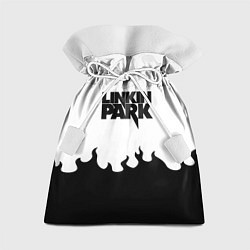 Мешок для подарков Linkin park rock fire, цвет: 3D-принт