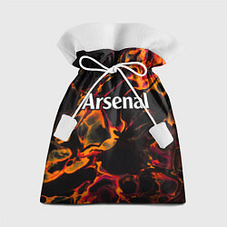 Мешок для подарков Arsenal red lava, цвет: 3D-принт
