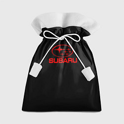 Мешок для подарков Subaru red logo, цвет: 3D-принт