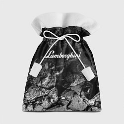 Мешок для подарков Lamborghini black graphite, цвет: 3D-принт
