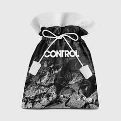 Мешок для подарков Control black graphite, цвет: 3D-принт