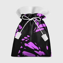 Мешок для подарков Фиолетовая абстракция, цвет: 3D-принт