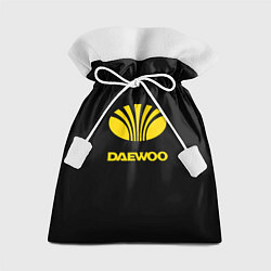 Мешок для подарков Daewoo logo yellow, цвет: 3D-принт