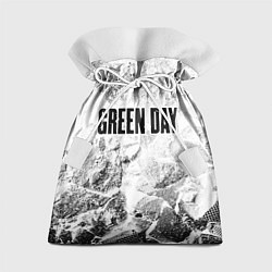 Мешок для подарков Green Day white graphite, цвет: 3D-принт