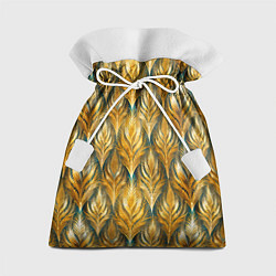 Мешок для подарков Золото осени травинки, цвет: 3D-принт