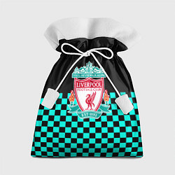 Мешок для подарков Liverpool fc sport клетка, цвет: 3D-принт