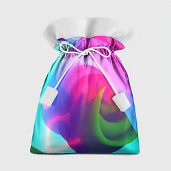 Мешок для подарков Неоновая абстракция градиент, цвет: 3D-принт