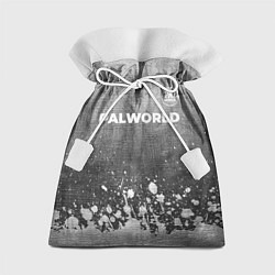 Мешок для подарков Palworld - grey gradient посередине, цвет: 3D-принт
