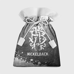 Мешок для подарков Nickelback - grey gradient, цвет: 3D-принт