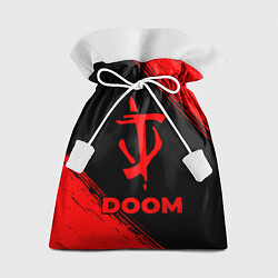 Мешок для подарков Doom - red gradient, цвет: 3D-принт