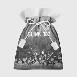 Мешок для подарков Blink 182 - grey gradient посередине, цвет: 3D-принт