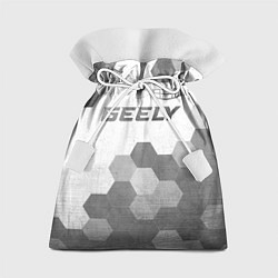 Мешок для подарков Geely - white gradient посередине, цвет: 3D-принт