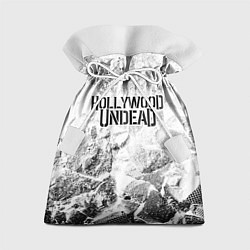 Мешок для подарков Hollywood Undead white graphite, цвет: 3D-принт