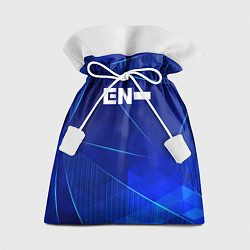 Мешок для подарков Enhypen blue poly, цвет: 3D-принт