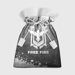 Мешок для подарков Free Fire - grey gradient, цвет: 3D-принт