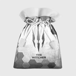 Мешок для подарков The Witcher - white gradient, цвет: 3D-принт