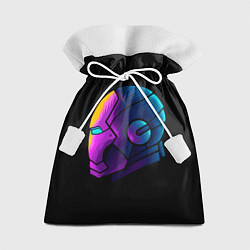 Мешок для подарков Неоновый железный человек, цвет: 3D-принт