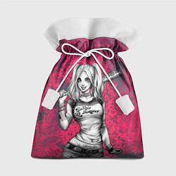 Мешок для подарков Харли Квинн с битой, цвет: 3D-принт
