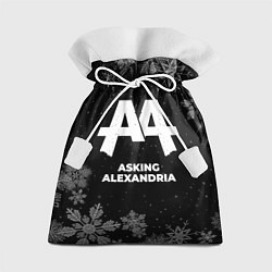 Мешок для подарков Снежный Asking Alexandria, цвет: 3D-принт