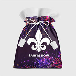 Мешок для подарков Праздничный Saints Row, цвет: 3D-принт