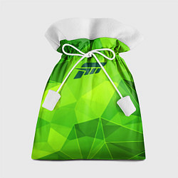 Мешок для подарков Forza Horizon green poly, цвет: 3D-принт