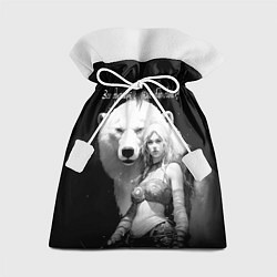 Мешок для подарков Все дуреют с этих блондинок, цвет: 3D-принт