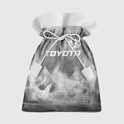 Мешок для подарков Toyota - grey gradient посередине, цвет: 3D-принт
