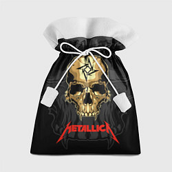 Мешок для подарков Metallica - skull with fangs, цвет: 3D-принт