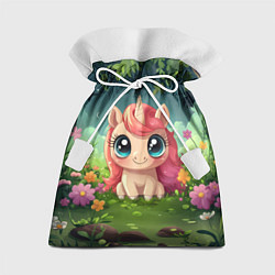 Мешок для подарков Рыжая единорожка, цвет: 3D-принт